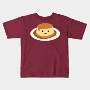 Cute Kawaii Flan Kids T-Shirt